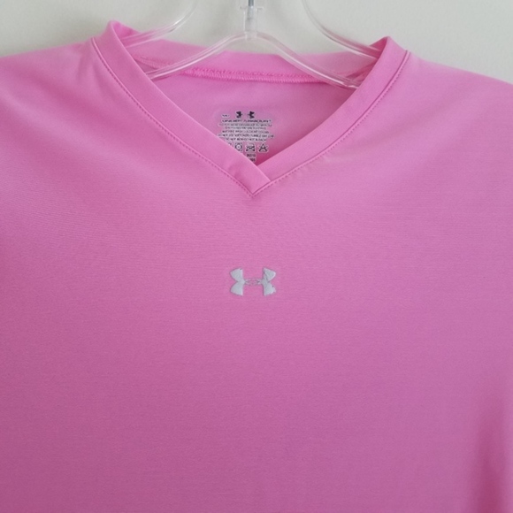 Under Armour Pink Moisture Wicking Shirt - Picture 4 of 5